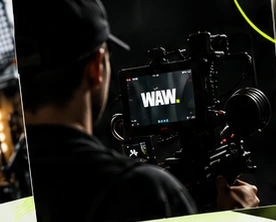 Videoproduktion am Set